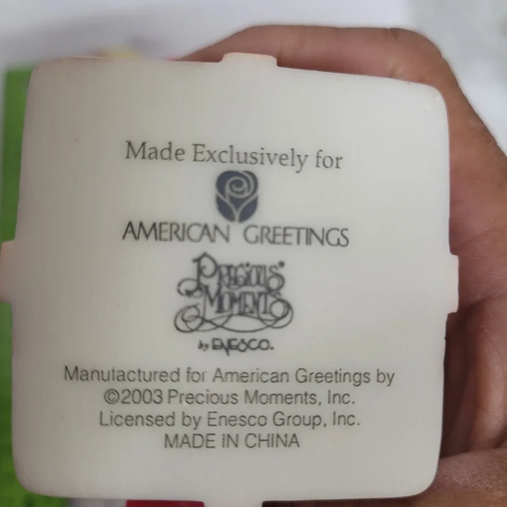 Precious Moments American Greetings Top This Trinket Box A Moms Love 2003 Enesco